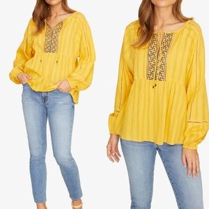 NEW Sanctuary Embroidered Desert Marigold Top (XL)
